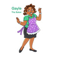 Meet Gayle the Baker – Free Printable Coloring Page 🍞
