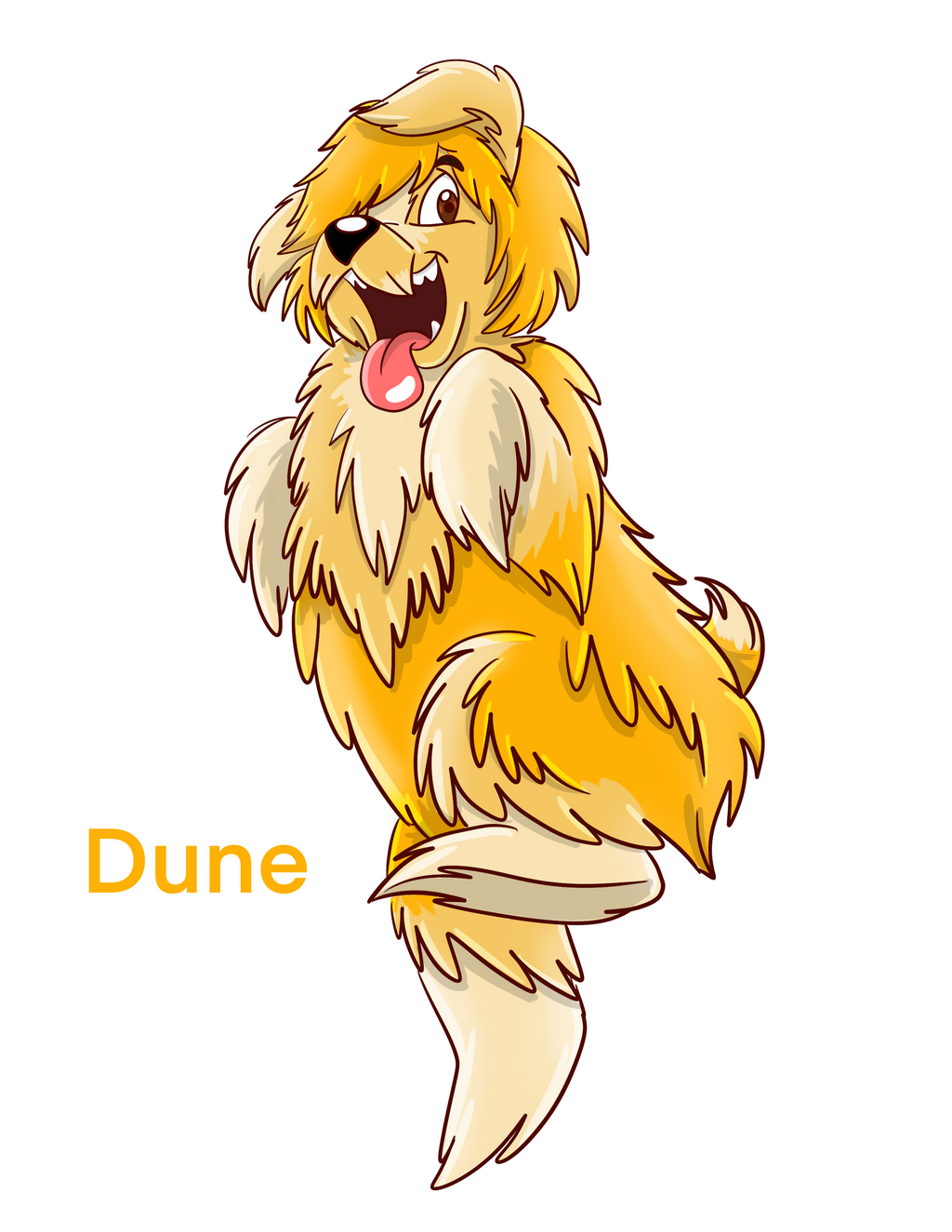 Meet Dune the Puppy – Free Printable Coloring Page 🐾