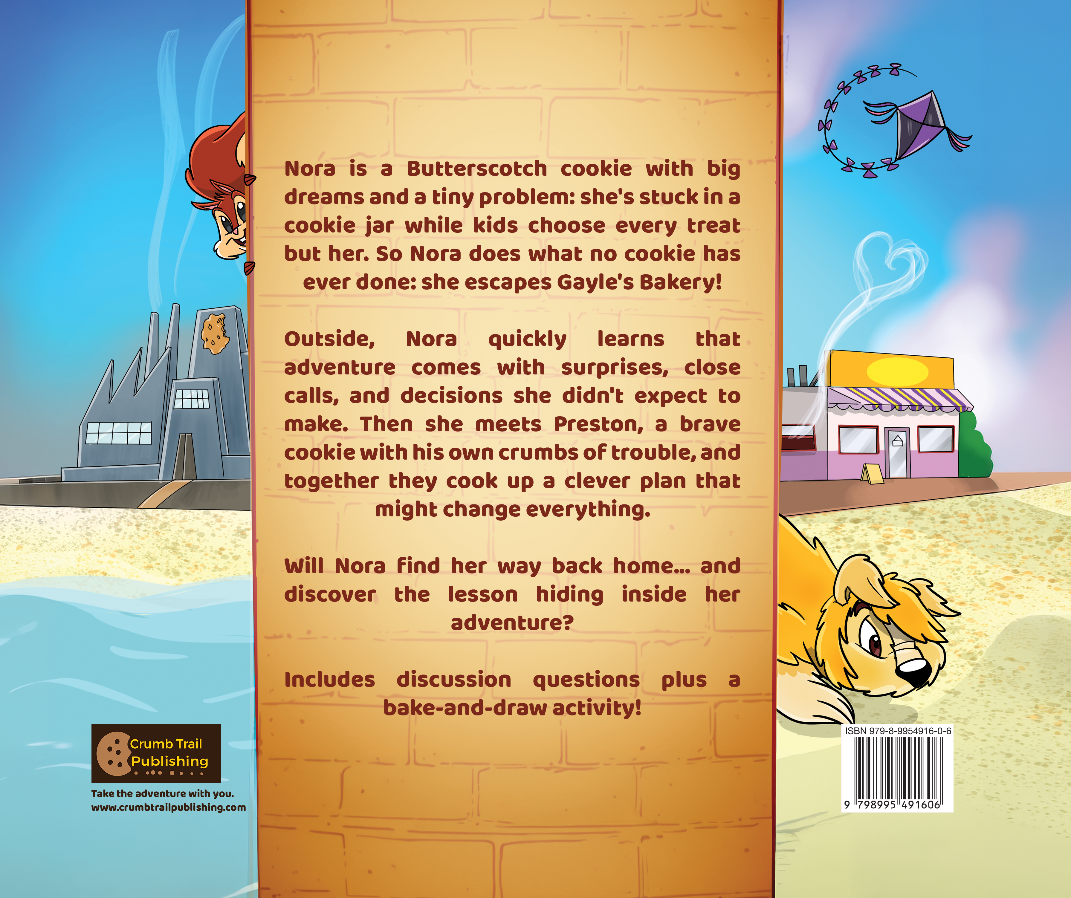 Nora Escapes the Bakery - Kids Adventure Book (Hardback) Author Signed