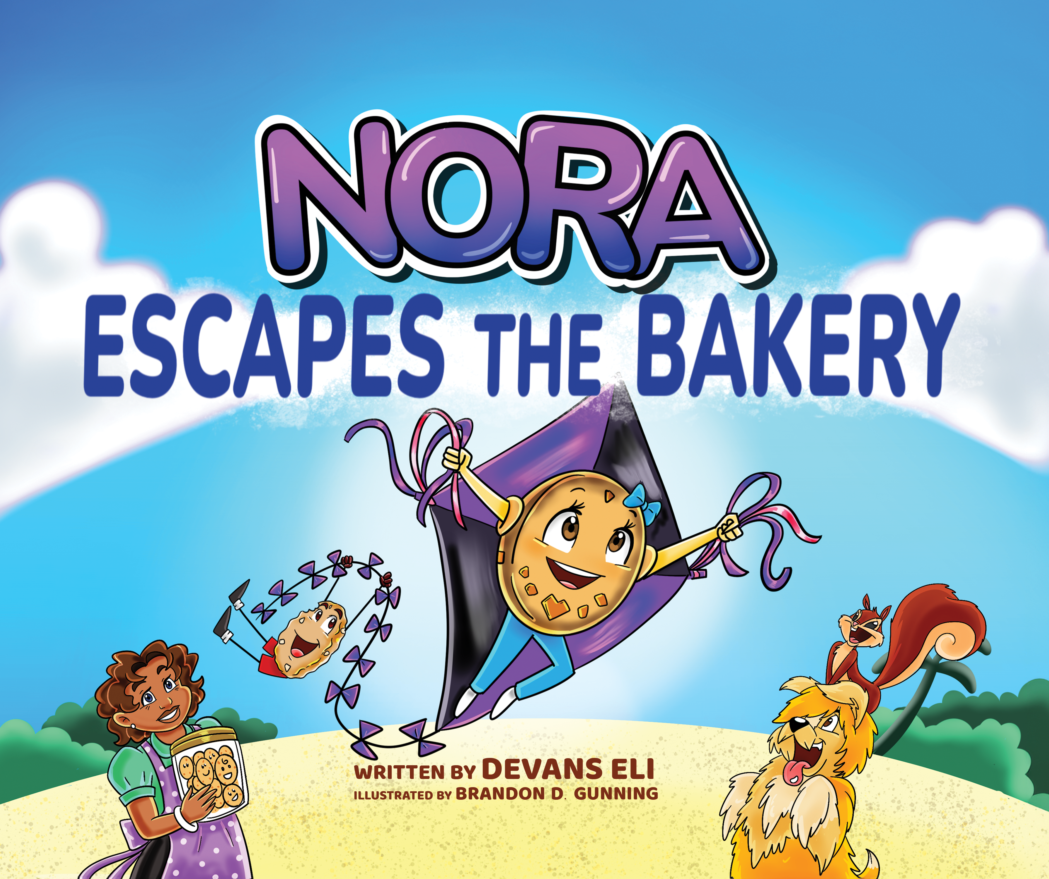 Nora Escapes the Bakery - Kids Adventure Book (Hardback) Author Signed