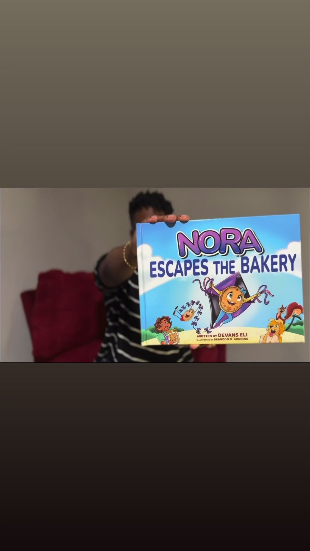 Nora Escapes the Bakery - Kids Adventure Book (Hardback) Author Signed